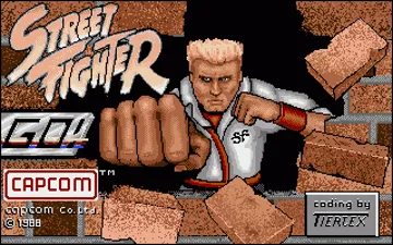 Street Fighter screen shot title